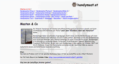 Desktop Screenshot of handymast.at